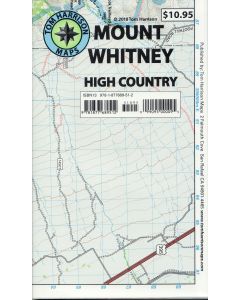 Mount Whitney High Country Trail Map 1:63,360