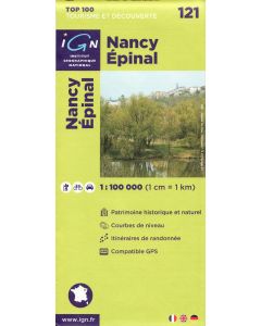 Nancy - Epinal 121 GREEN 1:100,000