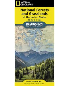 National Forests amp Grasslands of the US Map