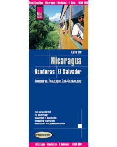 Nicaragua, Honduras, El Salvador (1:650.000)