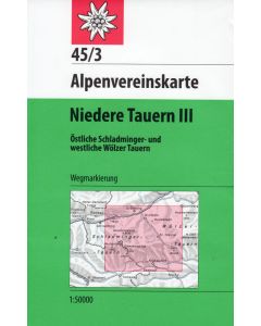 Niedere Tauern III 45/3 1:50,000