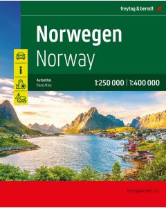 Norway Road Atlas 1:250.000 - 1:400.000