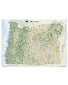 Oregon Map Laminated