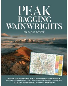 Peak Bagging Wainwrights Fold-out Map