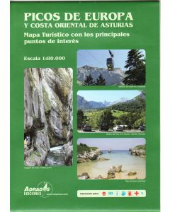 Picos de Europa (and Oriental Coast of Asturias) 1:80,000