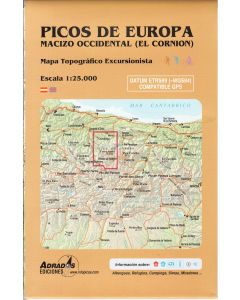 Picos de Europa - Macizo Occidental (El Cornion) 1:25,000