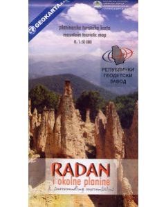 Radan mountain &amp; surrounding area - tourist map 1:50,000