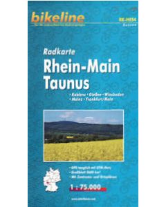 Rhein Main Taunus Bikeline 175 000 map