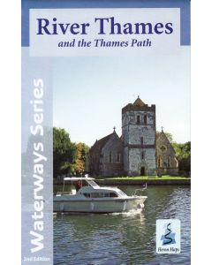 River Thames and the Thames Path Map Laminated