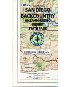 San Diego Backcountry Recreation Map 1:125,000