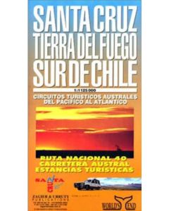 Santa Cruz, Tierra del Fuego, Sur de Chile 1:1,125,000