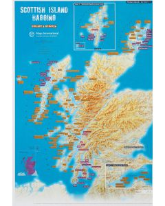 Scottish Island Bagging  Collect amp Scratch Print