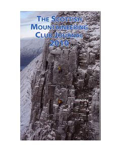 Scottish Mountaineering Club Journal 2010