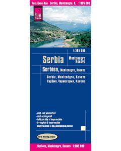 Serbia, Montenegro, Kosovo (1:385.000)