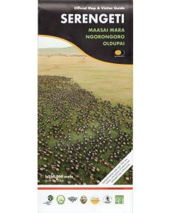 Serengeti Official Map &amp; Guide 1:250,000