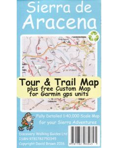 Sierra De Aracena Tour and Trail Map 140000