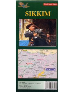 Sikkim political map 1150000