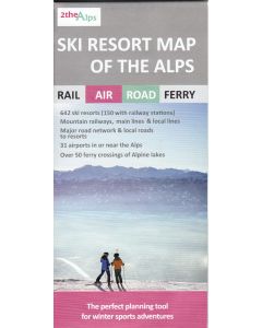 Ski Resort Map of the Alps
