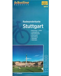 Stuttgart Cycling Map 1:60 000