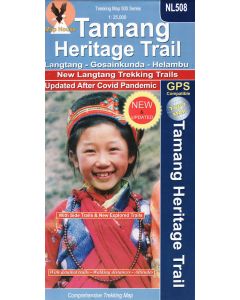 Tamang Heritage Trail map 125000 NL508