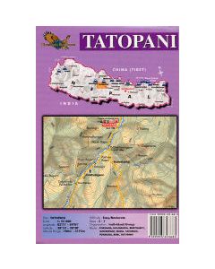 Tatopani  Hot Springs Trek map 150000