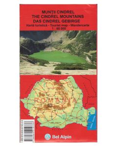 The Cindrel Mountains tourist map 1:60,000