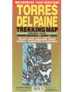 Torres Del Paine Trekking Map