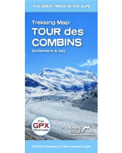 Tour des Combins Trekking Map 1: 40 000