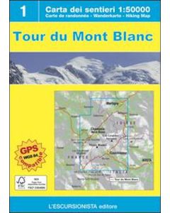 Tour du Mont Blanc 1 150000 MAP amp GUIDE