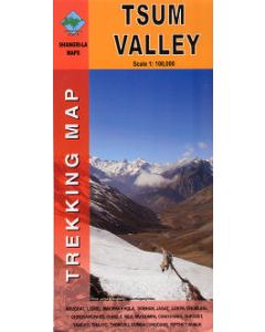 Tsum Valley trekking map 1:100,000