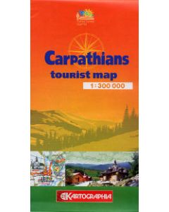 Ukrainian Carpathians Tourist Map 1:300,000