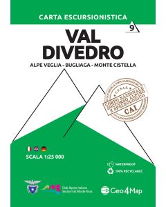 Val Veglia Hiking Map 9 1:25,000 Alpe Divedro- Bugliaga,