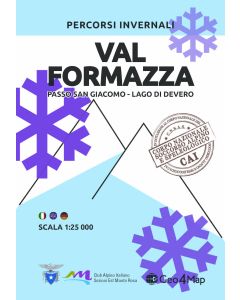 Val Formazza Winter Map 1:25,000