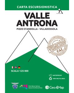 Valle Antrona Hiking Map 7 125000