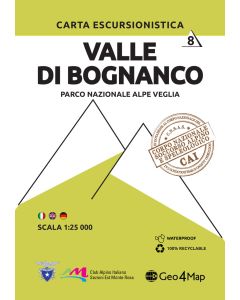 Valle Di Bognanco Hiking Map 8 125000