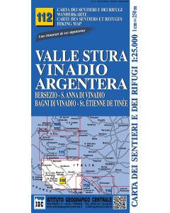 Valle Stura - Vinadio - Argentera (112) 1:25,000