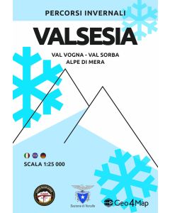 Valsesia Winter Map    1:25,000