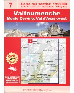 Valtournenche - Monte Cervino - Val d'Ayas west (7) 1:25,000