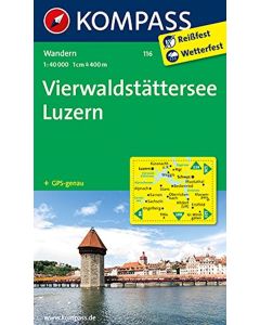 Vierwaldstattersee Luzern K116 1:50,000