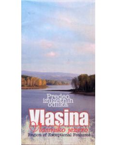 Vlasina lake tourist map 1:30,000