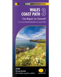 Wales Coast Path 3 HARVEY 1:40 000