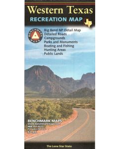 Western Texas Recreation Map