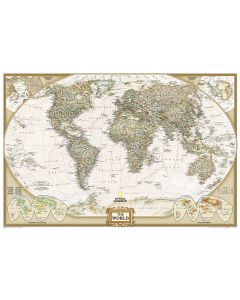 World Executive Map [Poster Size and Laminated]