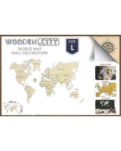 World WoodenCity Map Wood L