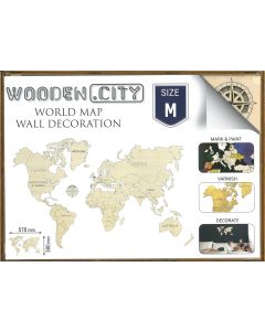 World WoodenCity Map Wood M