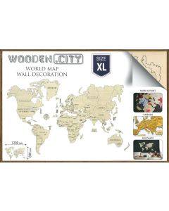 World WoodenCity Map Wood XL
