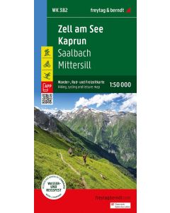 Zell am See Kaprum Hikin Cycling amp Leisure Map