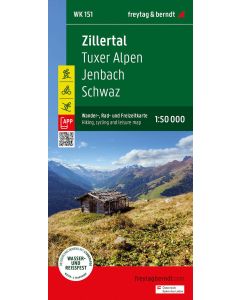 Zillertal Hiking Cycling amp Leisure Map